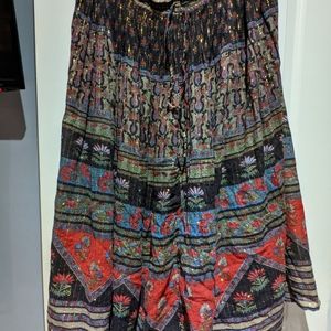 Vintage 70's Lurex cotton skirt